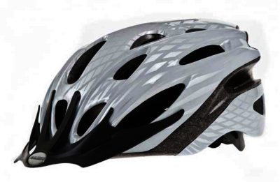 Raleigh Mission 54-58cm Bike Helmet - Silver Shadow